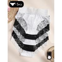 Pantis de Moda para Mujer en Negro y Blanco Cómodos y Transpirables con Detalles Contrastantes - details 1