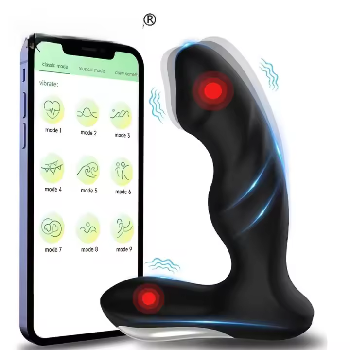 Leten Vibrador Anal Masajeador de Prostata para Hombres Anillo de Retraso de Ejaculación - 1