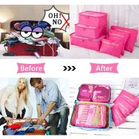 Bolsas organizadoras para maletas, 6 piezas, impermeables, incluye cubos de embalaje, 3 bolsas de compresión - details 33