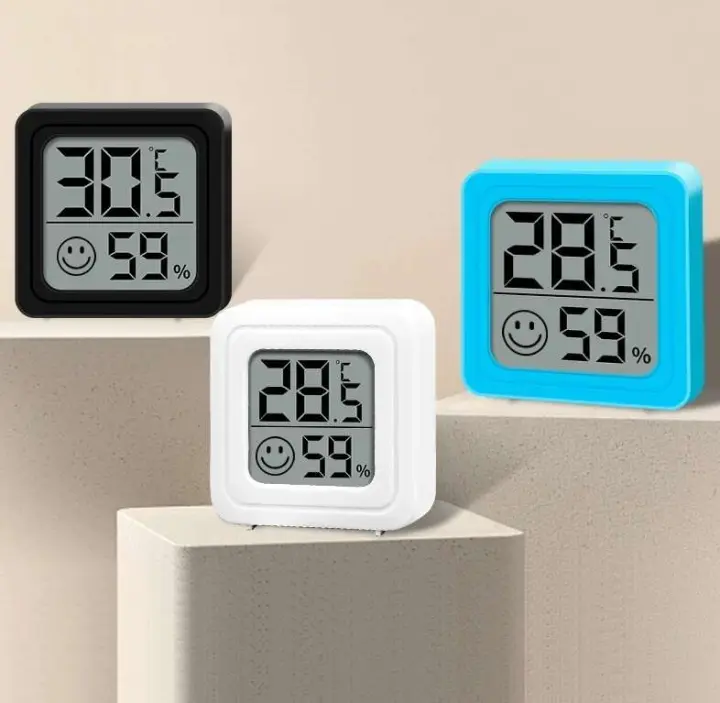 Termómetro con pantalla Micro LCD, medidor ambiental digital, sensor de humedad, temperatura del termómetro interior - 1