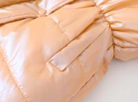 Manténgase abrigado y parece con estilo: chaqueta térmica con capucha para niña con acolchado alternativo de plumón para invierno - details 44