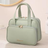 Bolsas de almacenamiento de cosméticos de gran capacidad, bolso de maquillaje de viaje impermeable a prueba de polvo, portátil con asa, bolsa de almacenamiento de artículos de tocador - details 2