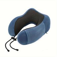 Almohada Ergonómica de Espuma Viscoelástica en Forma de U - Recuperación Lenta, Soporte Cómodo para el Cuello para Viajes y RV - Elegante y Suave - details 3