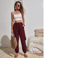 Pantalones blancos Mujer Transpirables, Adecuados para uso diario en - details 16