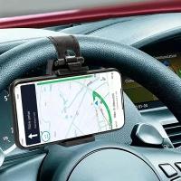 Soporte Universal para Teléfono en Volante de Coche Navegación con Ancho, Soporte para Teléfono Móvil para iPhone Xiaomi Samsung - details 3