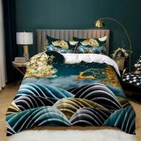 Juego de Cubierta de Edredón y Sábanas con Pintura Moderna Clásica de Van Gogh Noche Estrellada Tamaño Queen Decorativo 3 Piezas - details 0