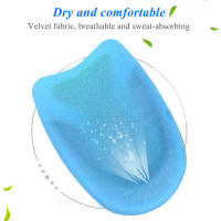 EiD-plantillas de Gel de silicona suave para el talón, cojín masajeador de pies, cuidado de medio talón, almohadilla para fascitis Plantar, Unisex - details 22