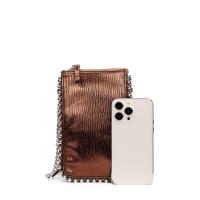 Bolso de mano con cuentas para mujer, bolso bandolera con cadena, bolso esmerilado para teléfono móvil, bolso con cremallera para mujer - details 6