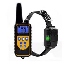 Collar de entrenamiento eléctrico antiladridos para perros, impermeable, recargable, Control remoto para mascotas, adecuado para todos los tamaños, vibración y - details 7