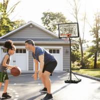 Canasta de Baloncesto Portátil Ajustable en Altura Soporte Aro para Deportistas y Niños Negro - details 1