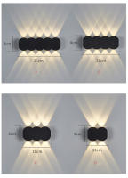 Luz de Pared Impermeable de Estilo Nórdico Minimalista Diseño Creativo de Lámpara de Pared para Jardín y Puerta Iluminación y Decoración - details 5