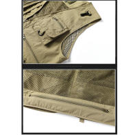 Chaleco Ligero de Verano para Hombres Malla de Pesca Transpirable Secado Rápido Ropa de Senderismo - details 10