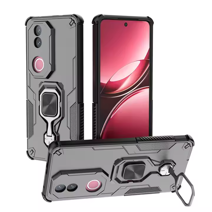 Estuche rígido a prueba de golpes con soporte magnético, protector de teléfono para fundas Vivo V50 5G - 1