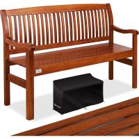 Resistente a la intemperie |   320 kg para 3-4 personas |   Banco de parque de madera maciza - details 0