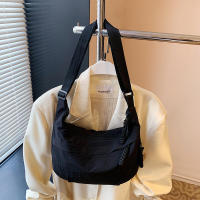 Bolso cruzado minimalista de gran capacidad para mujer, bolso pequeño de hombro para estudiante, bolso de dumplings versátil, nuevo estilo - details 31