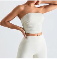 Pantalones de Yoga con Campana de Bollo Set Cintura Elástica Deportes Ajustados Pantalones de Gimnasio de Cintura Alta Estilo Slim Material de Nailon Temporada de Otoño/Invierno - details 3