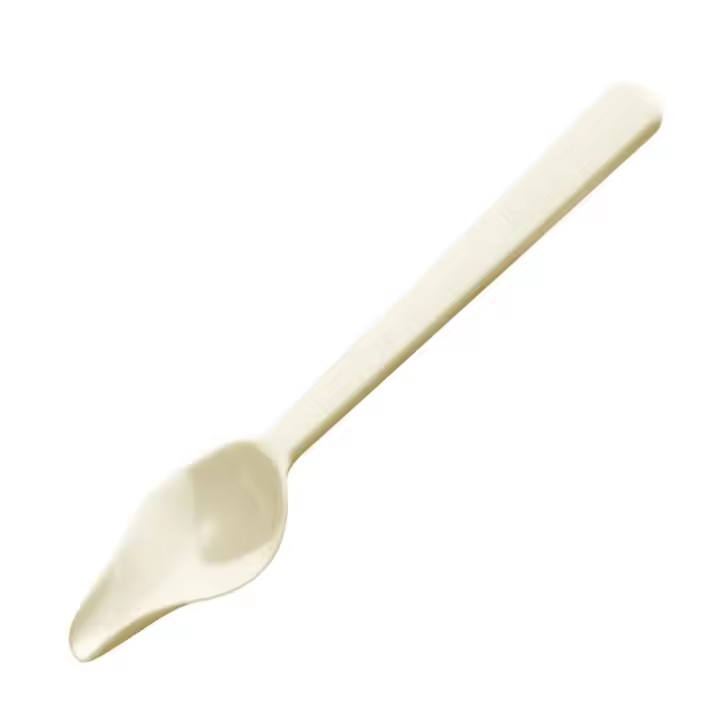Alimentador de plástico de leche en polvo para pájaros, cuchara de medicina resistente al calor, mango largo, pollitos engrosados, alimentación de aves - 1
