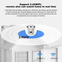 Cámara de Seguridad WiFi de Pantalla Doble Visión Nocturna Completa Detección Humana - details 9