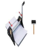 SucceBuy Prensa de grabado básica, tamaño de impresión de 11 pulgadas de largo x 10 pulgadas de ancho x 6,8 pulgadas de alto, construcción totalmente metálica, profesional para grabado y grabado monotipo - Título de Amazon - details 2