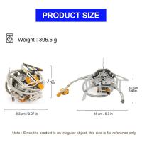 Camping Tourist Burner Big Power Gas Stove Cookware Portable Furnace Picnic Barbecue Tourism Supplies Outdoor Recreation - details 2