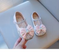 Zapatos de vestir para niñas, zapatos planos Mary Jane con lazo de diamantes de imitación, zapatos planos de princesa elegantes y dulces para la escuela, primavera y otoño, 2025 - details 8