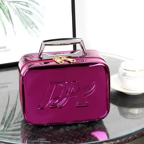 Bolsa de Cosméticos de Macarón Diseño Tamaño Pequeño, Alta Gama, Sensación Avanzada, Almacenamiento de Cosméticos de Niche para Salidas Portátiles - 1