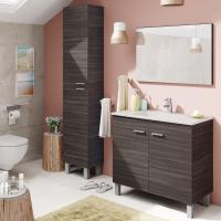 Mueble de Baño de 2 Puertas y 4 Patas Diseño Koncept Acabado en Blanco Brillante - details 11
