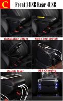 Reposabrazos de coche Ford Focus 1 iluminación central CA, reposabrazos interior, accesorios de modificación de coche - details 17