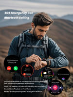 Relojes inteligentes hombre Fitness exterior Bluetooth deporte Seguimiento GPS ritmo cardíaco presión arterial reloj mujer - details 11
