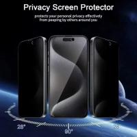 Protector de Pantalla de Privacidad de Cobertura Completa para iPhone 11 12 13 14 15 Pro Max 8 Plus Mejor Vidrio Anti-espía 8K para iPhone 16 PRO XR XS MAX. - details 1