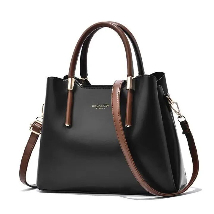 Bolso de mano de gran capacidad a la moda, bandolera de un solo hombro de estilo simple e informal, mochila de lujo de alta gama - 1