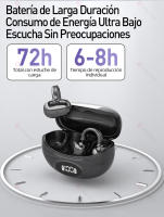 SANLEPUS W19 Auriculares inalámbricos, auriculares deportivos Bluetooth 5.1, auriculares para juegos, auriculares internos con sonido estéreo 3D, auriculares con micrófono - details 9