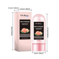 Dientes con sabor a melocotón, aliento fresco y duradero, enjuague bucal portátil para limpiar las encías - details 0