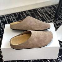 Nuevas zapatillas de verano de cabeza redonda a la moda, zuecos de madera con tacón grueso, zapatos de mujer - details 2
