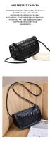 Nuevo bolso tejido de cuero de moda y ligero para mujer, bolso pequeño exquisito de alta gama, bolso de mensajero de hombro - details 5