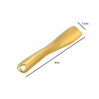 Mini cucharas cosméticas de Metal y Zinc para cara y cuerpo, cuchara para crema y máscara de maquillaje, espátula cosmética, cuchara curva - details 2