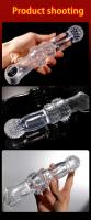 Extensiones de manga condón agrandamiento masculino vibradores retardantes clítoris masajeador anillo cubierta vibratoria juguetes sexuales para hombres - details 14