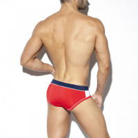 Calzoncillos de baño triangulares para hombre, bañador Sexy, pantalones cortos para deportes acuáticos, playa, surf - details 4