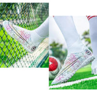 Botas de fútbol de alta calidad para hombre, zapatos de fútbol FG/TF, tacos de entrenamiento antideslizantes de hierba, zapatillas de fútbol, calzado deportivo Unisex - details 33
