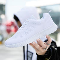 Zapatillas de correr ligeras blancas para mujer, zapatos de entrenamiento antideslizantes, Zapatillas de malla transpirable para caminar - details 13