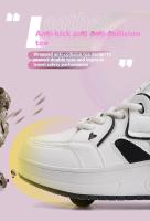 Zapatillas de Caminar Transpirables con Cordones para Niñas Zapatillas Deportivas de Patinaje Retráctiles Zapatos y Ropa para Exteriores para Mujeres - details 10