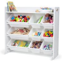 para juguetes con 9 cajas de almacenamiento, blanco/blanco - details 1