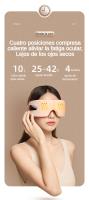 Masajeador de ojos con calor, música Bluetooth, masaje vibratorio, masajeador de ojos plegable para aliviar la tensión ocular, ojos secos, mejorar el sueño, regalo del día de la madre - details 7