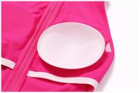Mono de Yoga Sin Mangas con Almohadilla Kailuoka para Mujer Rompers Deportivos de Gimnasio Fitness Cortos con Talleres Material de Nylon - details 34