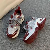 5 nuevos zapatos versátiles Super Fire Red Dad, zapatillas pequeñas transpirables de suela gruesa aumentadas para mujer - details 4