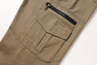 Pantalones tácticos Ripstop Cargo Trap para hombre, 9 bolsillos, para senderismo y - details 10
