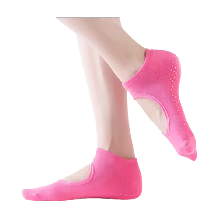 Mujer Calcetines de yoga Antideslizante Cinco dedos Sin respaldo Silicona Antideslizante 5 Toe Calcetines Ballet Gimnasio Aptitud Deportes Algodón Calcetines - 1