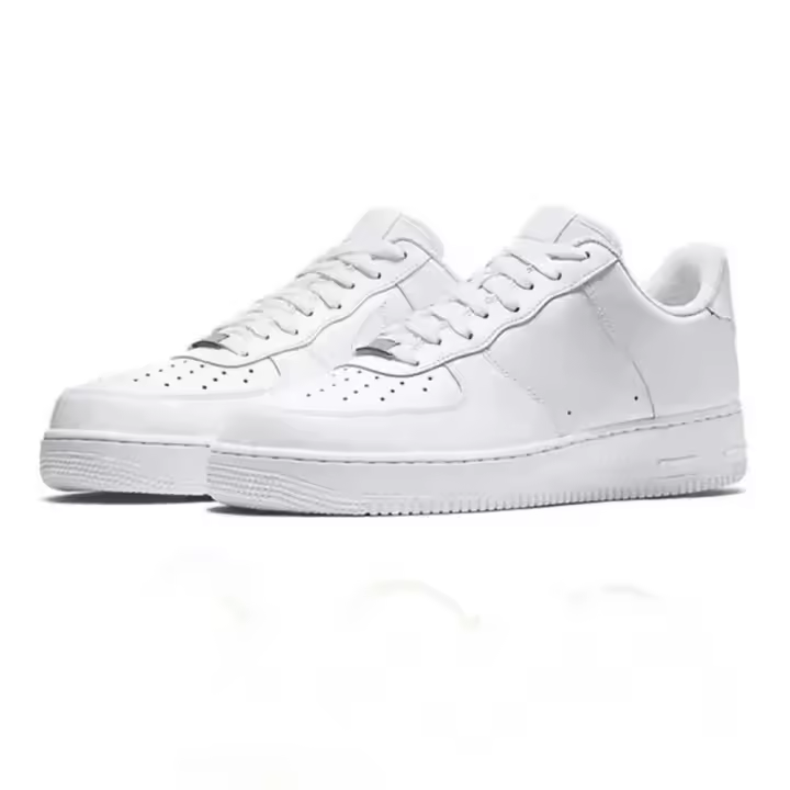 Zapatillas Blancas Clásicas AF1 Zapatos de Correr Unisex Estilo Deportivo Casual para Hombres y Mujeres Uso al Aire Libre - 1