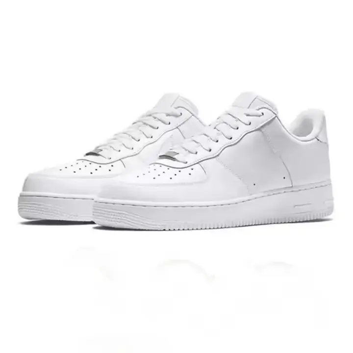Zapatillas Blancas Clásicas AF1 Zapatos de Correr Unisex Estilo Deportivo Casual para Hombres y Mujeres Uso al Aire Libre - 1