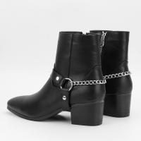 Botas de moda para hombre con cadena y tacón alto. - details 2